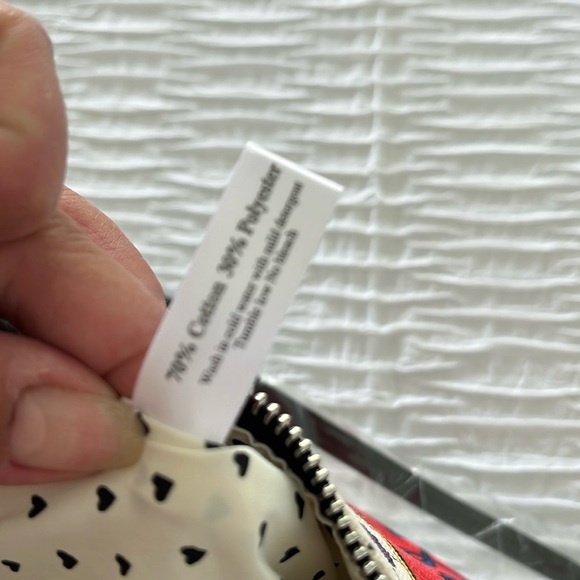 Purse shoulder love & joy pouch zipper pride rainbow heart bow colorful - Picture 8 of 8